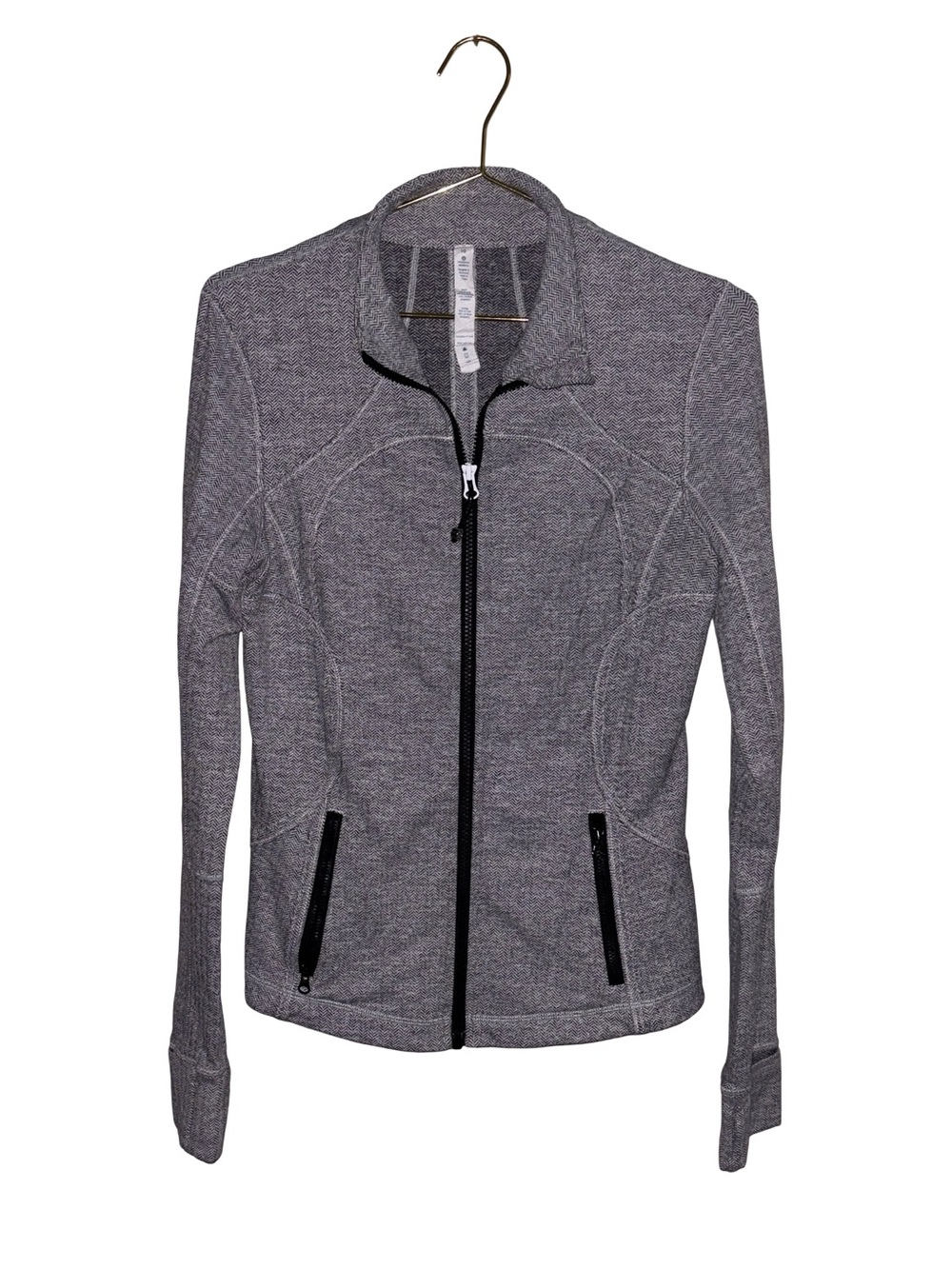 Lululemon Women's Gray Athletic Full-Zip Jacket‎ Size 10